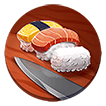 Sushi Rolls With Tuna Filling